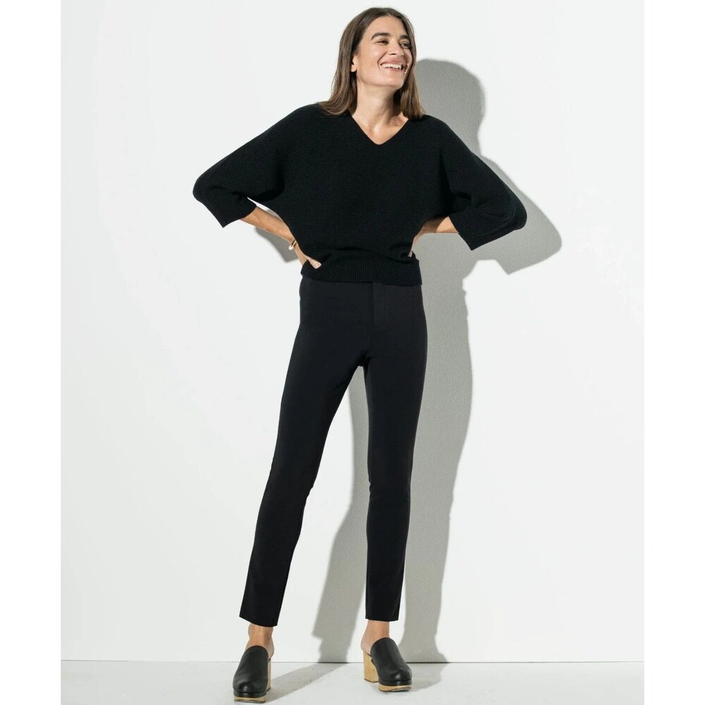 NWT The Reset R Label Skinny Stretch Pants XL Black Capsule Career Minimalist